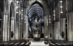 Title: Nidaros Cathedral Interior Source: norgewp, “Nidaros Cathedral: The Masterpiece of Norwegian Architecture.” Norwegian ABC. web address, accessed 15 July 2015.