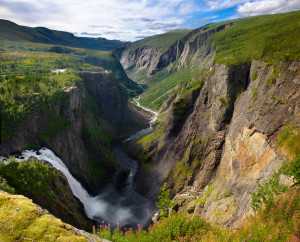 Vøringsfossen Waterfall in Norway Source: Kenny Louie "Vøringfossen" Wikimedia Commons. web address, accessed 5 August 2015. Licensed under CC BY 2.0.