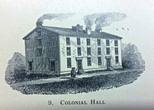 Colonial Hall, copied from the Oberlin Archives website