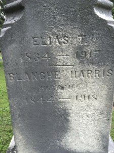Grave of Blanche Harris Jones and Husband