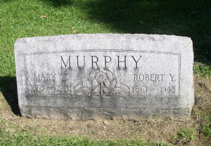 Gravestone of Mary Murphy