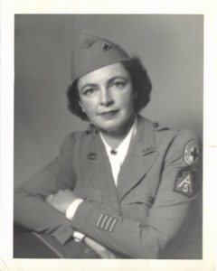 Bumpy in her Red Cross uniform, 1944
