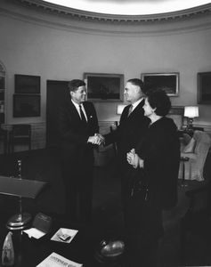 Bill and Bumpy Meet President John F. Kennedy
